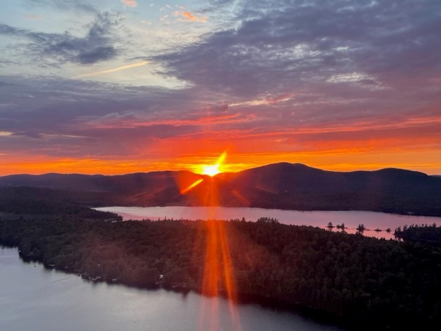 Sunset over Lake